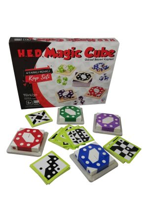 Magic Cube Görsel Beceri Küpleri Hobi Eğitim